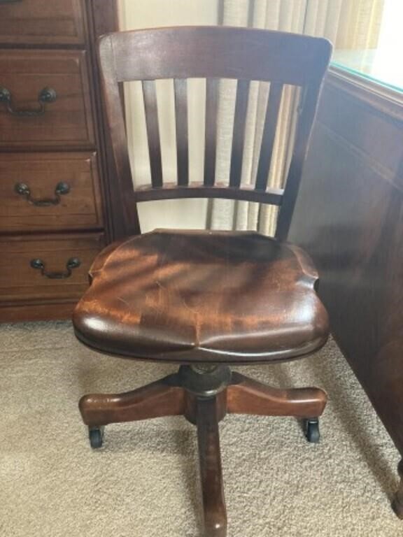 Antique Rolling Office Chair