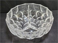 1950s Beyer Bleikristall crystal serving bowl