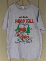 Roadkill Cafe T Shirt, Menu on back, XL, No