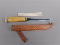 Rapala 6" Filet Knife with Leather Sheath