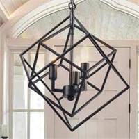 VONLUCE 3-Light Modern Chandelier Geometric