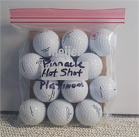 B2)  PINNACLE hot shot Platinum golf balls,