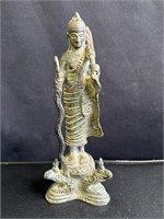 Antique Asian bronze Buddha statue