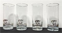Olympic Canadian Commentative Highball Glasses