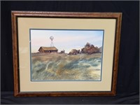 Signed & dated D. Chapman watercolor