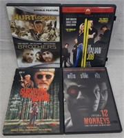 C12) 4 DVDs Movies Action 12 Monkeys