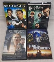 C12) 4 DVDs Movies Action Arrival Virtuosity