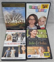 C12) 4 DVDs Movies Drama Big Fish Baby Mama