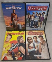 C12) 4 DVDs Movies Comedy The Waterboy