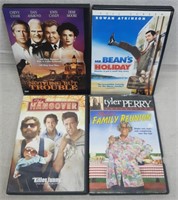 C12) 4 DVDs Movies Comedy Nothing But Trouble