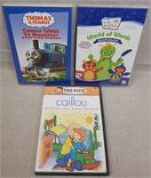 C12) 3 DVDs Movies Kids Family Thomas & Friends