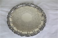 Ellis & Barker (England) silver plate tray