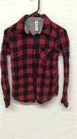 R2) SMALL JUNIORS GIRL CRAZY RED PLAID