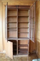 Tall vintage bookcase