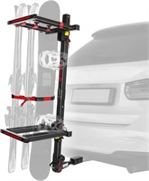 $289  TG-RK1B707B Hitch-Mounted Ski/Snowboard Rack