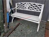 Metal bench