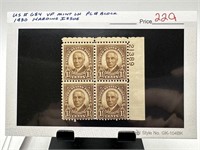 #684 STAMP BLOCK LH PL# 1930 HARDING ISSUE