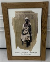 (II) ‘’The Exchange’’ Print By Jimmy James Greene