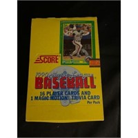 1990 Score Baseball Full Wax Box