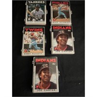 (88) 1986 Topps Baseball Stars/hof