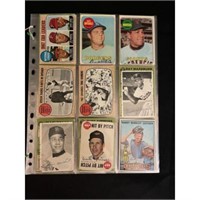 (113) 1967-1969 Topps Baseball Cards Higher Grade