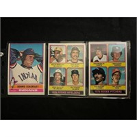 (3) 1976 Topps Baseball Rookie Cards