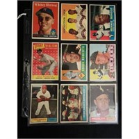 (9) 1950's-60's Baseball Stars
