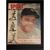 1948 Sport Magazine Babe Ruth Cover
