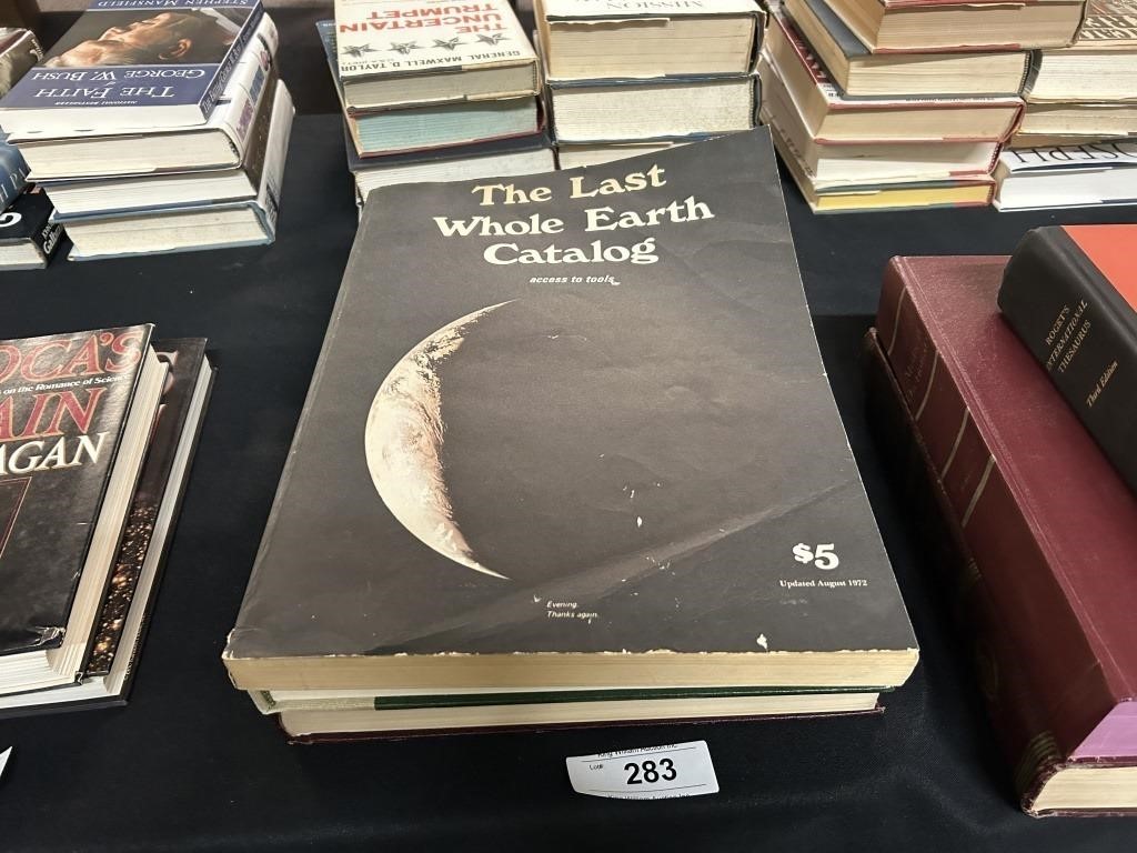 Pair Of Atlases And Last Whole Earth Catalog