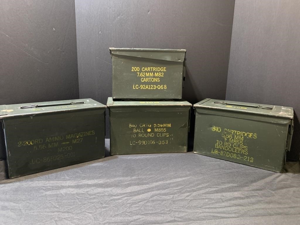 4 ammo cans (tub)