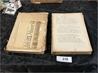 Pair Of 1920s Poetry Books, Rough Shape