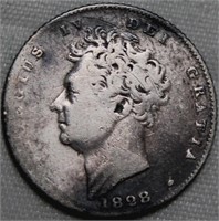 Great Britain George IV 6 Pence 1828