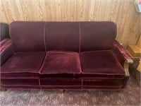 MCM maroon couch