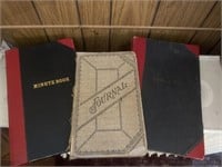 Early Rainbow Journals and Minutes books