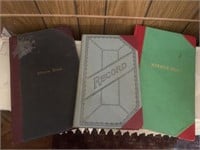 Early Rainbow Minute books and Records books