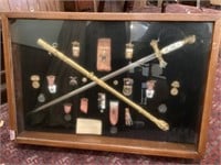 Sword, jewels, & badges of W.H Hart 1936