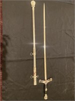 Knights of St. John’s Cross Masonic Sword &