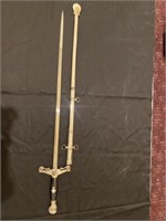 St. John’s Masonic sword and scabbard