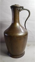 Vintage bronze water pitcher