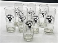 8 Vintage set of Blackbeards highball glasses