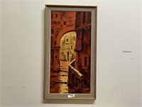 Framed Painting, Likely Original, Rosetti