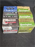 6 boxes shotshells for 12GA Shotgun. Remington,