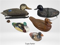 Vintage Duck Decoys & Decor Figurines