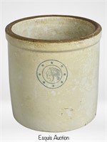 Antique Louisville Pottery Co Stoneware Crock