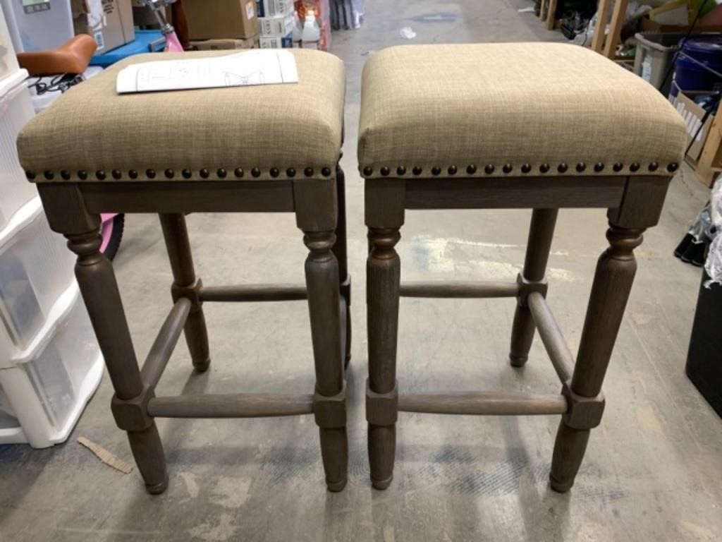 2 Madison Park 26" Tall Stools