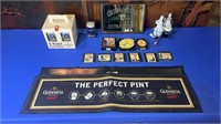 QTY OF GUINNESS BAR MEMORABILIA INCLUDES