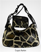 Dooney & Bourke Giraffe Print Shoulder Bag & Walle