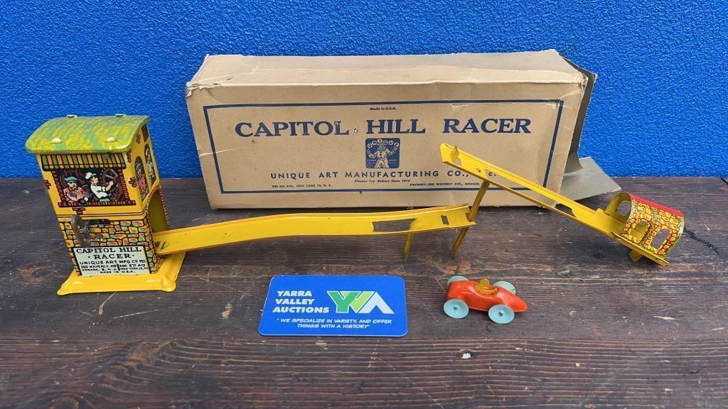 CAPITAL HILL RACER TIN TOY IN BOX