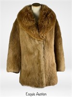 Vintage Lady's Half Length Genuine Fox Coat