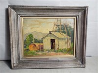 Signed B. Hayward oil painting on board